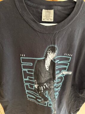 Comfort Colors Black Tee with Teal Musician Graphic